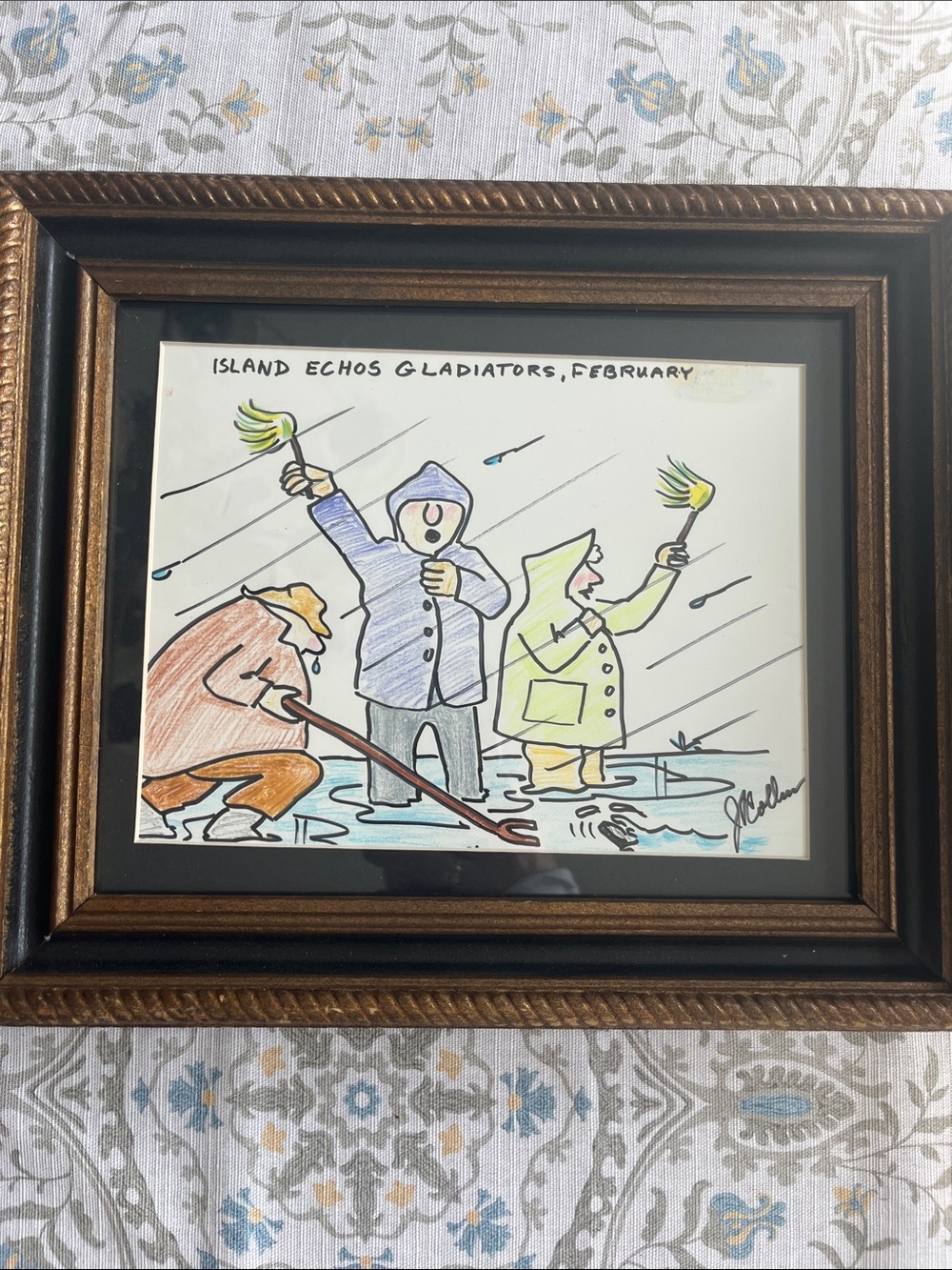 Island Echos Gladiators- Original 🖼️ Art